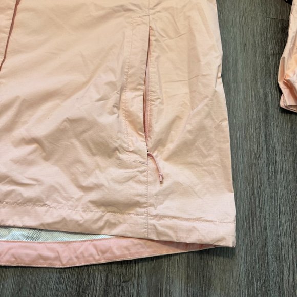 North Face Rain Full Zipper Jacket Light Pink Adjustable Dryvent Women Size XXXL - Picture 4 of 16
